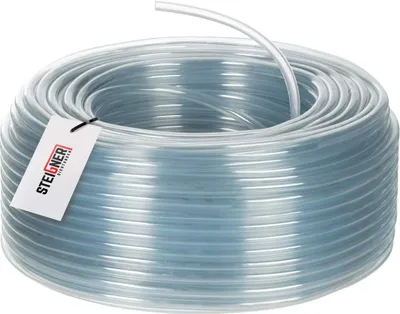 Produktbild von STEIGNER Benzinschlauch Wasserschlauch PVC Schlauch Transparent, Durchmesser: 5-7 mm, Länge: 25 m, SBS-04-25