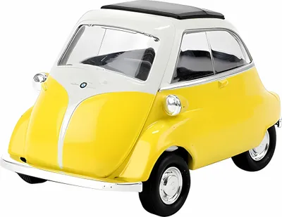 Immagine prodotto di BMW Isetta 1955 modello di auto 9cm metallo modello di auto giocattolo WELLY giocattolo bambini regalo 78 (giallo)
