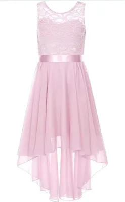 Produktbild von Wunderschönes festliches Spitzenkleid für Mädchen – Perfekt für Hochzeiten und besondere Anlässe! Größe 152 Cm