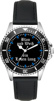 Produktbild von KIESENBERG Herrenuhr Armbanduhr Gelsenkirchen Geschenk Fan Artikel Zubehör Fanartikel Analog Quartz Uhr L-2245