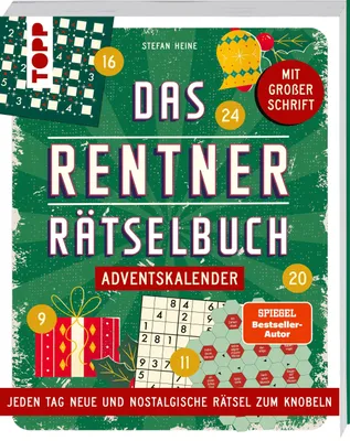 Produktbild von Das Rentner-Rätselbuch - Adventskalender
