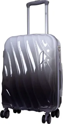 Produktbild von Hartschalen Trolley Handgepäck mit tollem Farbdesign Sossmar Grau-Schwarz Gr. M