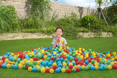 Produktbild von Bestway piłki do zabawy Splash and Play 100 szt. 6,5 cm Wielokolorowe