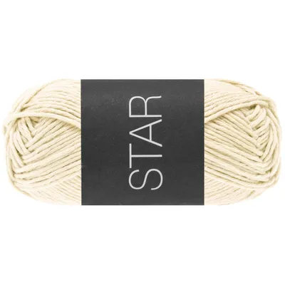 Produktbild von Lana Grossa STAR 50 g klassisches Topflappengarn 100 % Baumwolle 90 m Farbe 027 - Natur