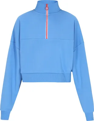 Zdjęcie produktu dla Bluza damska Tavite - niebieska. Bluza damska Tavite - niebieska, rozmiar XS