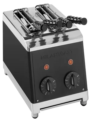 Immagine prodotto di MILANTOAST tostapane 2 pinze NERO 220-240 V 50/60 Hz 1,37 kW