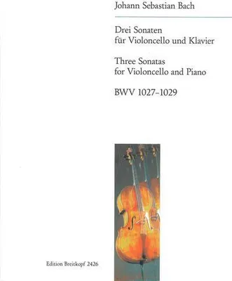 Produktbild von 3 Sonaten BWV1027-1029für Violoncello und Klavier
