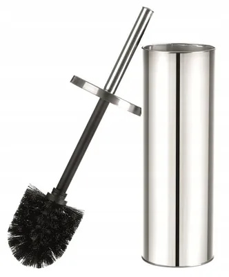 Immagine prodotto di ADGO® Set di scopini per WC Design robusto e chiuso, universale 97x380 mm acciaio, plastica