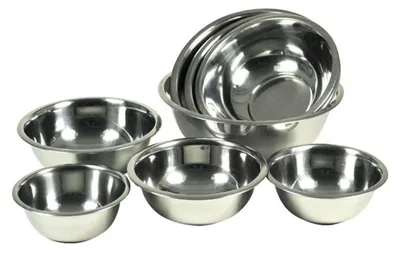 Produktbild von Edelstahl Rührschüsseln 8er-Set Salatschüssel Servierschüsseln Schüssel Schalen