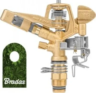 Produktbild von Messing Sprinkler 35m AG 3/4" Kreisregner 360° Bradas 0260