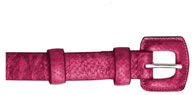 Image de Eastern Counties Leather Ceinture femme look peau de serpent EL245 (42) (Fuchsia)