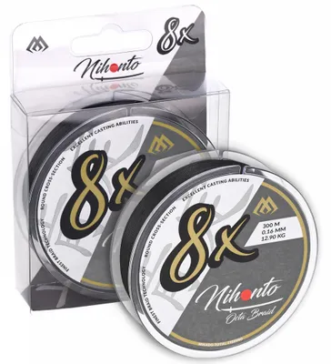 Zdjęcie produktu dla Mikado Plecionka Nihonto Octa Braid 300 m, czarna, 0,20 mm