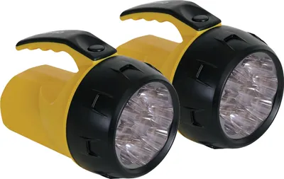 HAC24 2er Set Magnet-Taschenlampen – 8 LEDs, 100 Lumen, Dimmbar, Wasserfest