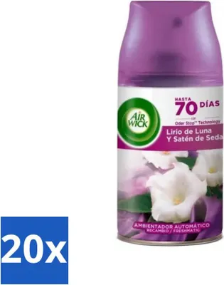 Produktbild von Air Wick - Lufterfrischer Nachfüller - Mondlilie - Automatisches Spray - 250 ml - Vorteilspack - 20 Stücke