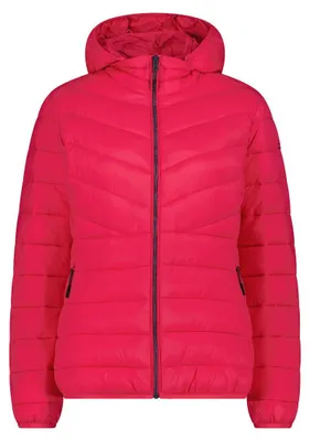 Immagine prodotto di Giacca imbottita da donna CMP, con zip e cappuccio, colore rosa, taglia 42