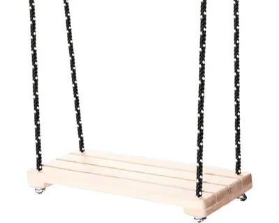 Obrázek produktu pro Dětská houpačka dřevěná deska 42 x 18 cm nosnost 70 kg