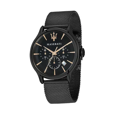 Immagine prodotto di Maserati orologio da polso in acciaio inox cronografo Epoca uomo nero D2UMAR8873618006