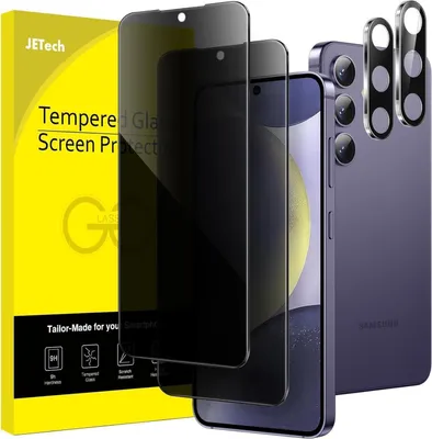 Produktbild von JETech Samsung Galaxy S24+ 5G Sichtschutz 6,7 Zoll Gehärtetes Glas 2 Stück
