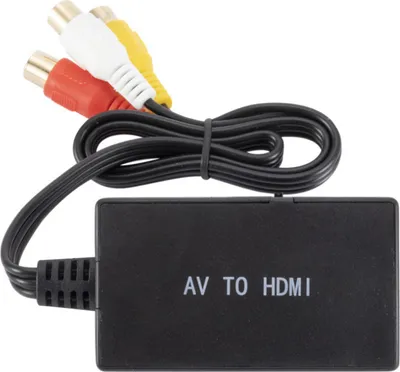 Produktbild von Mini Av to Hdmi-kompatible 1080p High-Definition Video Converter Hd Box schwarz