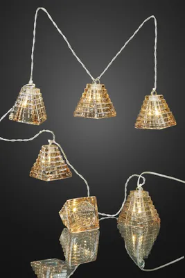 Produktbild von 6-tlg. LED-Echtglas-Lichterkette