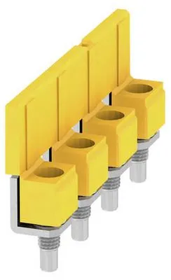 Obrázok produktu pre Weidmüller WQV 16N/4, Krížová spojka, 50 kusov, Polyamid, Žltá, -50 - 100 °C, V2