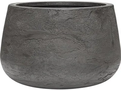 Produktbild von Baq Pflanzkübel Grau, Durchmesser 37 cm, Höhe 24 cm, Öffnung 27 cm