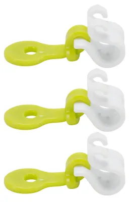 Image de Lot de 3 clips pour poche à douille, réutilisables, attaches pour glaçage, outils de décoration pour gâteaux au fondant