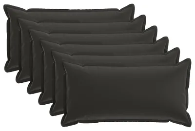 Obrázek produktu pro vidaXL Povlak na polštář, 6 kusů, materiál: dřevo, vícebarevný, rozměry: 40 x 70 cm, materiál: polyester