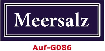 Produktbild von 2 Stück Gewürzaufkleber Meersalz 40x16mm Gewürzetiketten Sticker Lebensmittel (Auf-G086)