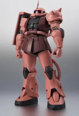 Produktbild von Bandai Tamashii Nations Moblie Suit Gundam Robot Spirits Actionfigur (Side MS) MS-06S ZAKU II CHAR'S CUSTOM MODEL ver. A.N.I.M.E. xx cm BTN58141-9