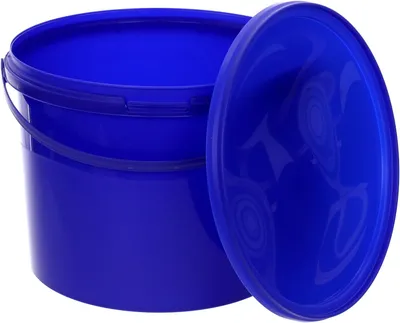 Produktbild von BenBow Eimer mit Deckel mit Griff 10L Anzahl: 100 Stk., Blau BSR-, Luftdicht, Lebensmittelecht, BRC-, auslaufsicher