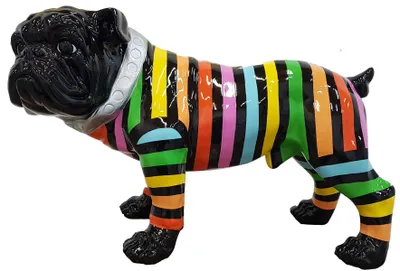 Image de Abstrakte Deko Figur Statue Skulptur 40cm Figuren Statuen Skulpturen Hund (A712)