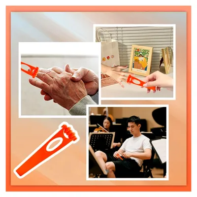 Produktbild von Finger-Massagegerät - Beidseitiges Handmassagegerät für Kompressionsmassage