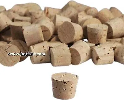 Produktbild von 100 Korken zum Basteln konischer Naturkork ca. 17x23/19mm