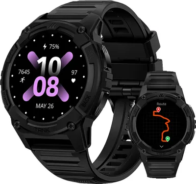 Produktbild von 2024 KOSPET TANK S2 GPS Smartwatch Damen 350mAh Große Batterie IP69K Wasserdicht Mode-Uhren NEW