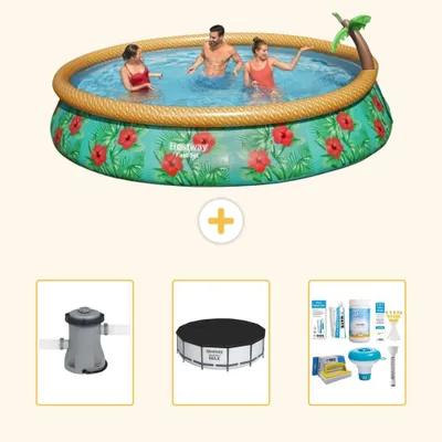 Immagine prodotto di Bestway Fast Set, piscina rotonda - 457x84 cm - 4 pezzi - Modello S22683