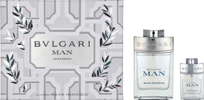 Obrázek produktu pro Bvlgari Man Rain Essence Dárková sada Edp Spray 100ml/Edp Spray 15ml 115 ml