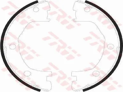 Produktbild von Trw Bremsbackensatz, Feststellbremse Hinterachse GS8440