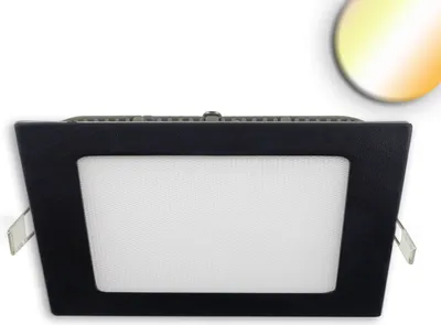 Produktbild von ISOLED LED Downlight, 24W, eckig ultraflach schwarz, 300x300mm, Colorswitch 3000/3500/4000K, dimmbar