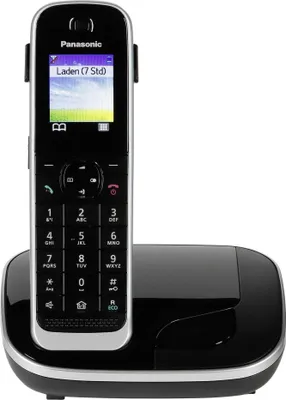 Image de Panasonic KX-TGJ310GB - Téléphone sans fil avec identification de l'appelant - DECT - noir