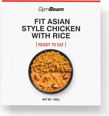 Zdjęcie produktu dla GymBeam - FIT azjatycki gotowy posiłek kurczak z ryżem 420 g