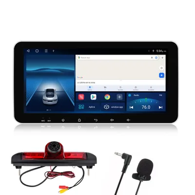 Productafbeelding van Android radio voor Fiat Ducato, Boxer, Jumper (2006-2025), 6+128GB, CarPlay met camera, microfoon, navigatie, GPS, Bluetooth, 10,33 inch, Android Auto