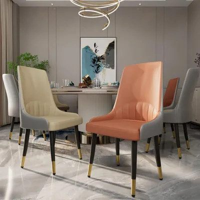 Immagine prodotto di Sedie da pranzo - Set di sedie - Sedia da cucina - Sedia di design - Sgabello da bar - Ecopelle in microfibra