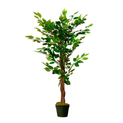 Produktbild von Deko Pflanze 115cm - Modell: Benjamini (schmal)