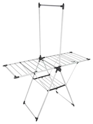 Immagine prodotto di 5five Simply Smart Klappbarer Wäscheständer Sinai Bridge, Stahl, PP-Kunststoff, Weiß, 16 Meter, 117348