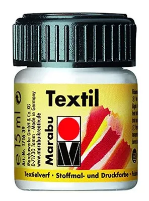 Produktbild von Marabu Textil 070, 15 ml, Weiß, Waschbar, 1 Stück(e)