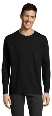 Produktbild von SOLS - "Imperial" T-Shirt für Herren Langärmlig LT1981 (L) (Schwarz)