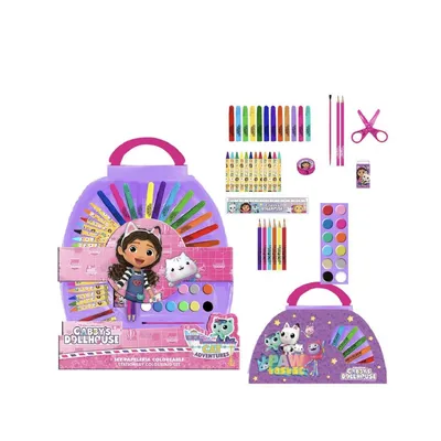 Zdjęcie produktu dla Zestaw do kolorowania Gabby's Dollhouse Zestaw do rysowania w podróży Artystyczna wolność dla dzieci