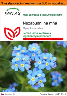 Obrázok produktu pre SAFLAX Garden in the bag - Nezabudni na mňa - Myosotis sylvatica - 150 Semená - S pestovateľským substrátom v praktickom samostaviteľnom vrecku