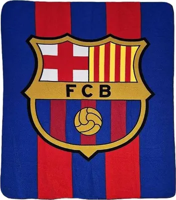 Obrázok produktu pre FC Barcelona - gestreift Decke, Fleece AG4103 (150 cm x 130 cm) (Blau/Granatrot)